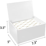 Clear Dryer Sheets Container with Lid for Laundry Room