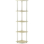 5 Tier Corner Display Rack Multipurpose Shelving Unit