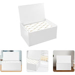 Clear Dryer Sheets Container with Lid for Laundry Room