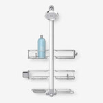 Over-Door Shower Caddy Stainless Steel and Anodized Aluminum