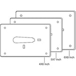 Minimalist Picture Frame Acrylic Glass Photo Frame with Magnetic Desktop Display Horizontally or Vertically