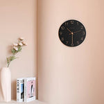 12” Non-Ticking Silent Battery Operated Decorative Wall Clock