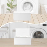 Clear Dryer Sheets Container with Lid for Laundry Room