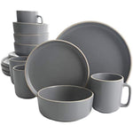 16 Piece Round Kitchen Dinnerware Sets Service For Four