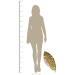 Elegant Leaf Decor Wall Decor Gold