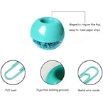 Magnetic Paper Clip Holder for Desk Organizer