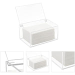 Clear Dryer Sheets Container with Lid for Laundry Room