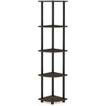 5 Tier Corner Display Rack Multipurpose Shelving Unit