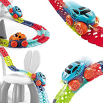 Car Track Set Race Track Toys For Boys Kids With Led Light