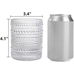 Set Of 6 Romantic Water Glasses 12 Oz Hobnail Glasses Tumbler