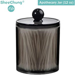 Dispenser Apothecary Jars Bathroom Set with Labels