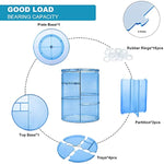 DIY Detachable Spinning Cosmetic Makeup Caddy Storage