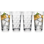 Drinking Glasses Set Of 4 Highball Glass Cups Bar Glasses