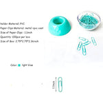 Magnetic Paper Clip Holder for Desk Organizer