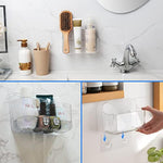 Plastic Wall Mount Organizer With Self Adhesive Tape