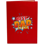Best Dad Ever Pop Up Greetings Card