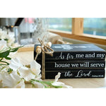 Farmhouse Rustic Wood Decorative Books Stack for Home Coffee Table Living Room