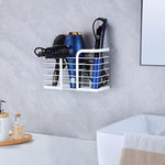 Bathroom Hair Styling Tools Organizer Basket for Hair Dryer, Flat Iron, Curling Wand