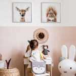 16x16 inch Tempered Glass Square Picture Frame Wall Hook Included