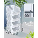 Plastic Stackable Storage Bins for Food