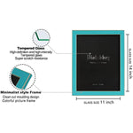 Modern photo frame with HD Real Glass, Family Friends Gift for Halloween and Christmas, Wall Mounted or Tabletop Display