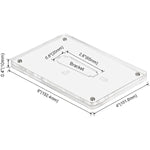 Minimalist Picture Frame Acrylic Glass Photo Frame with Magnetic Desktop Display Horizontally or Vertically