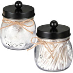 Mason Jar Decor Bathroom Vanity Storage Organizer Canister