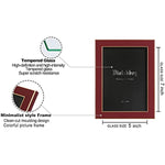 Modern photo frame with HD Real Glass, Family Friends Gift for Halloween and Christmas, Wall Mounted or Tabletop Display