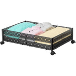 Under Bed Shoe Storage Organizer Drawer With Weels