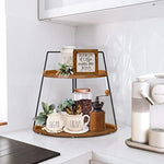 Corner Storage Shelf Counter Standing Rack for Bathroom