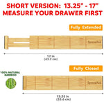 Kitchen Adjustable Drawer Organizers With Labels