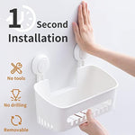 Shower Shelf/Basket One Second Installation NO-Drilling Removable Suction
