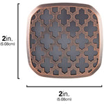 Brushed Nickel Flower Design Night Light With Plug-in, Dusk to Dawn Sensor