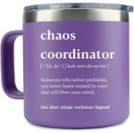 14oz Purple Mug Tumbler for Boss Women