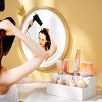 Acrylic Hair Dryer and Styling Holder for Bathroom Countertop