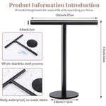 T-Shape Stainless Steel Hand Towel Holder for Bathroom