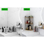 3-Tier Corner Bathroom Organizer Countertop for Storage