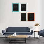 Modern photo frame with HD Real Glass, Family Friends Gift for Halloween and Christmas, Wall Mounted or Tabletop Display