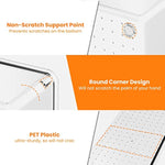 6 Pack Acrylic Non Slip Non Cracking Drawer Storage Tray