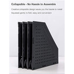 High Impact Polystyrene Collapsible Magazine File Holder