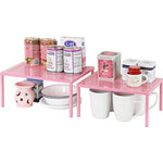 Wood & Metal Top Expandable Counter Shelf