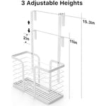 Bathroom Hair Styling Tools Organizer Basket for Hair Dryer, Flat Iron, Curling Wand