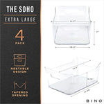 Pantry Organizer & Freezer Organizer Bins