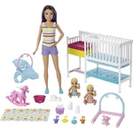Skipper Doll Baby Doll Crib 10 Accessories