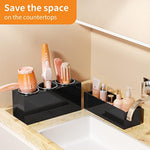 Acrylic Hair Dryer and Styling Holder for Bathroom Countertop