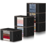 Storage Bag Organizer with Reinforced Handle Thick Fabric for Comforters