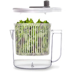 Small Manual Lettuce Spinner With Built In Draining System