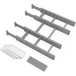 Kitchen Adjustable Drawer Organizers With Labels