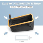 Bamboo Toilet Paper Holder Basket for Bathroom