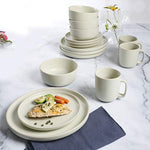 16 Piece Round Kitchen Dinnerware Sets Service For Four